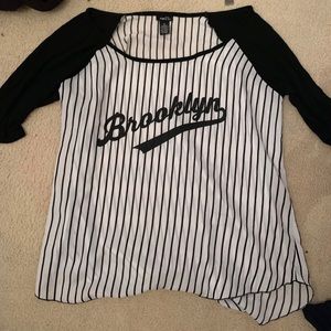 Rue 21 Brooklyn baseball tee! Size Xl, fits like L